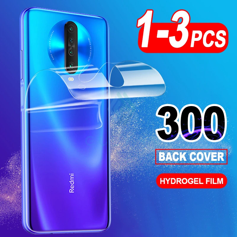 300D Гидрогелевая задняя крышка Защитная пленка для Xiaomi Redmi K30 Note 8T 8 7 5 6 4X K20 Pro 8A
