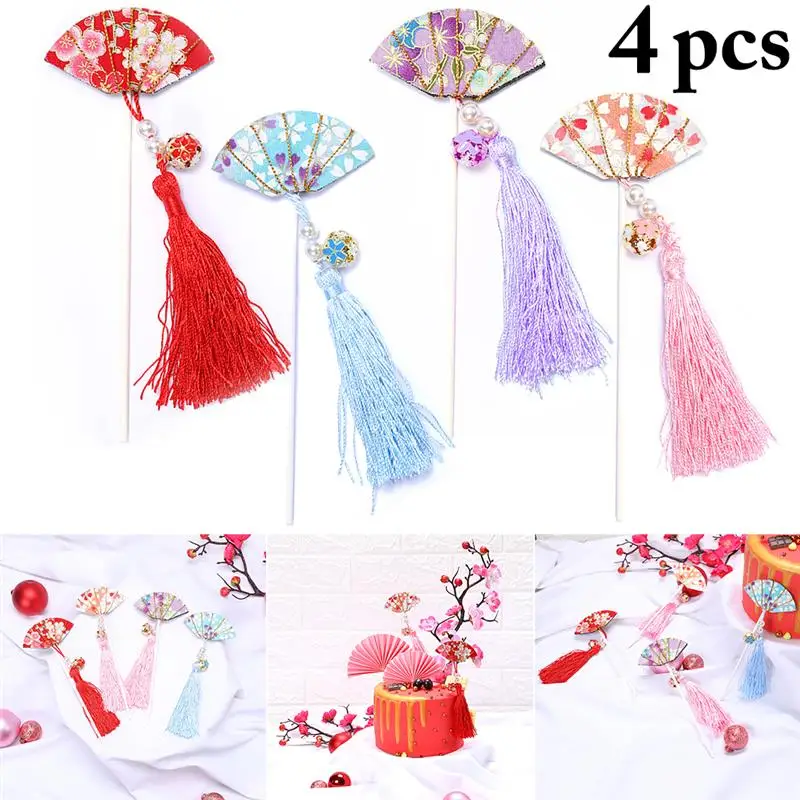 4 шт. топпер для торта в китайском стиле | Дом и сад