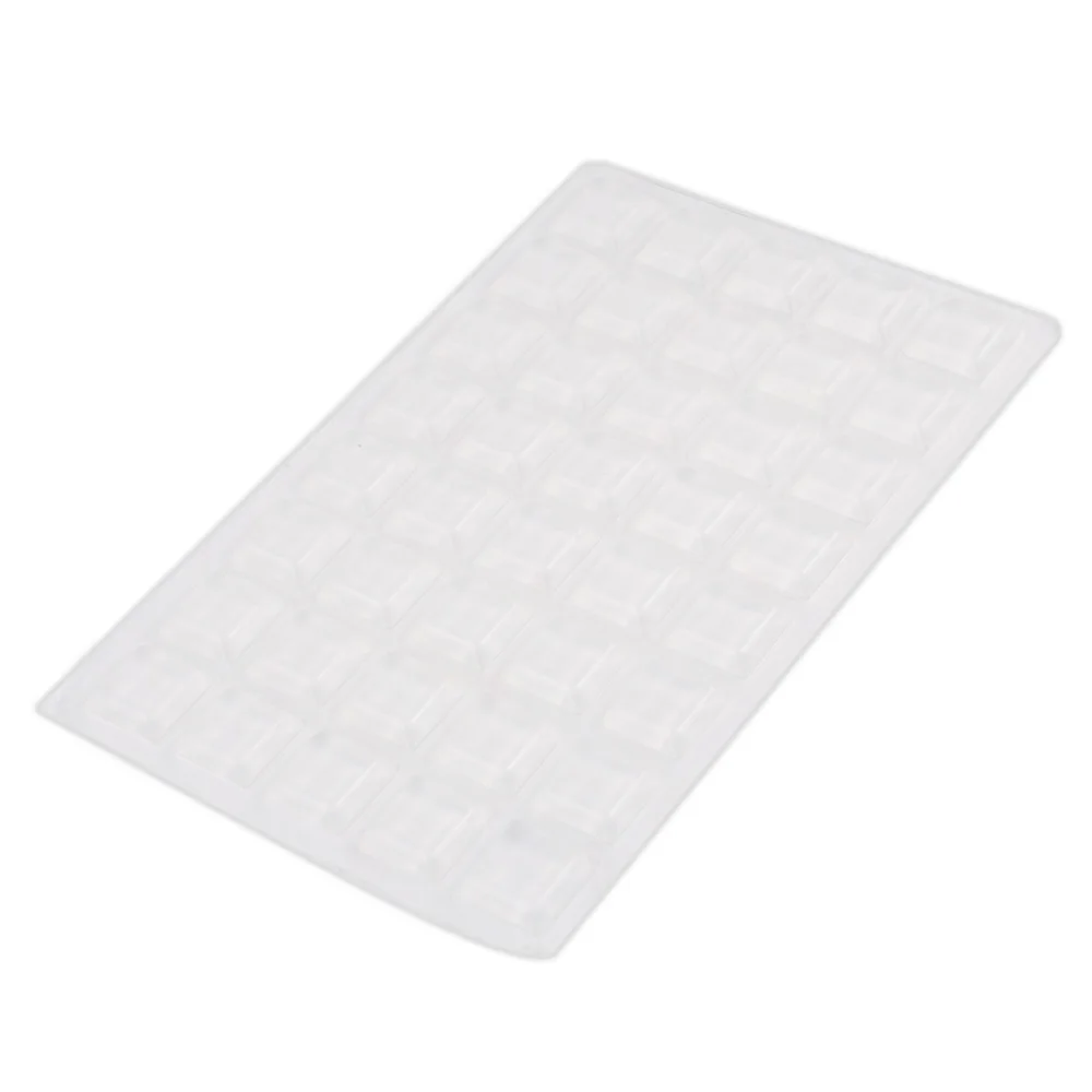 

Rubber Feet Pads Rubber Bumper Damper Silicone Feet Pads Durable Convenient Multi-Function Trapezoid 12.7*12.7*3.0mm 40pcs