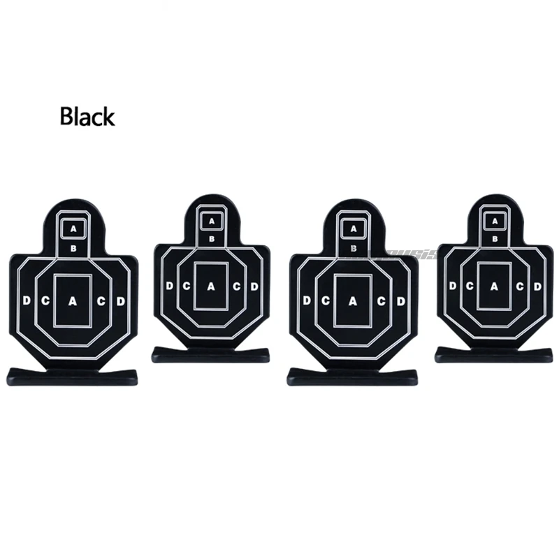 

Military Tactical Hunting Shooting Target Training Airsoft Paintball 4 Targets Cs Wargame Combat Rifle Pistol Metal Shot Target