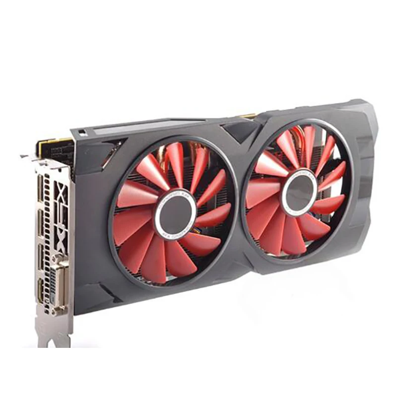Видеокарты XFX RX 570 4 Гб GPU для AMD 500 Series RX570 видеокарты компьютерных игр HDMI PCI-E X16