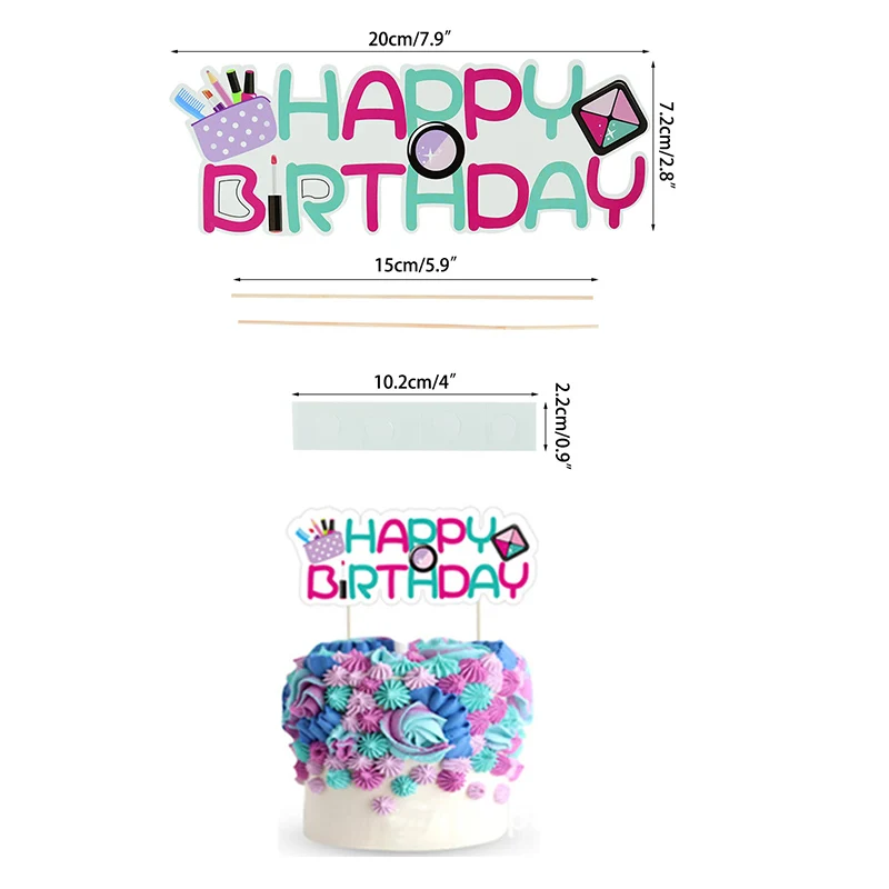 Спа Косметика день рождения принадлежности для макияжа одноразовая посуда с