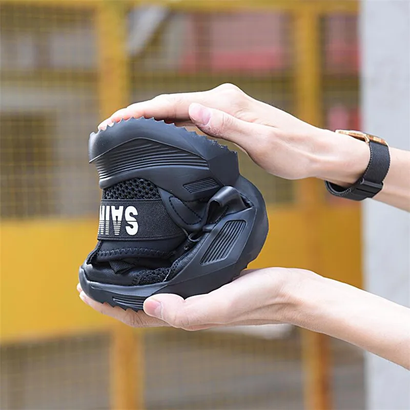 Сетка со стальным носком Рабочая обувь на ультра светильник с мягкой подошвой