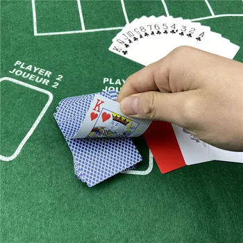 100% PVC Playing Cards Plastic Poker Card Game Waterproof 4 Colors Texas Hold'em Blackjack Game Gold Card Board Entertainment 4