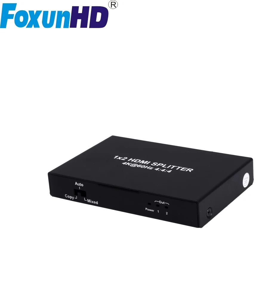 Foxun 2 порта SX-SP05S HDMI сплиттер EDID HDCP2.2 3D 4k 1x2 | Электроника