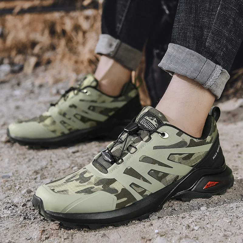 Hiking Shoes Men Mountain Tracking Athletic Men Sport Shoes Black Outdoor Jogging Trekking Autumn 2021 New Sneakers Male Size 48