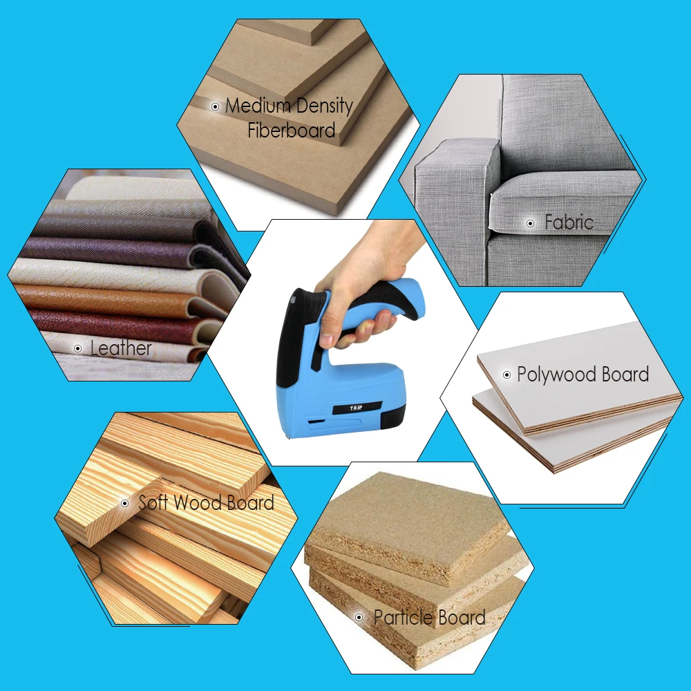 Степлер 3 6 в 2000 мАч с литиевой батареей беспроводной степлер 1000 шт. скоб и гвоздей