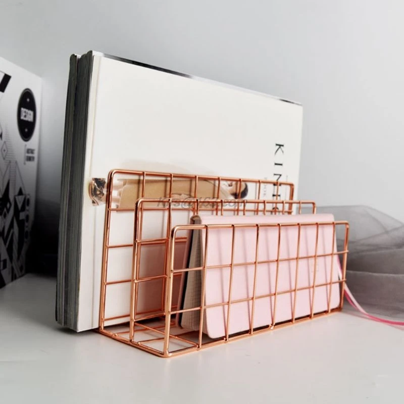 Сетка 3 отсека книжная полка журнал файл Органайзер держатель Вешалка из