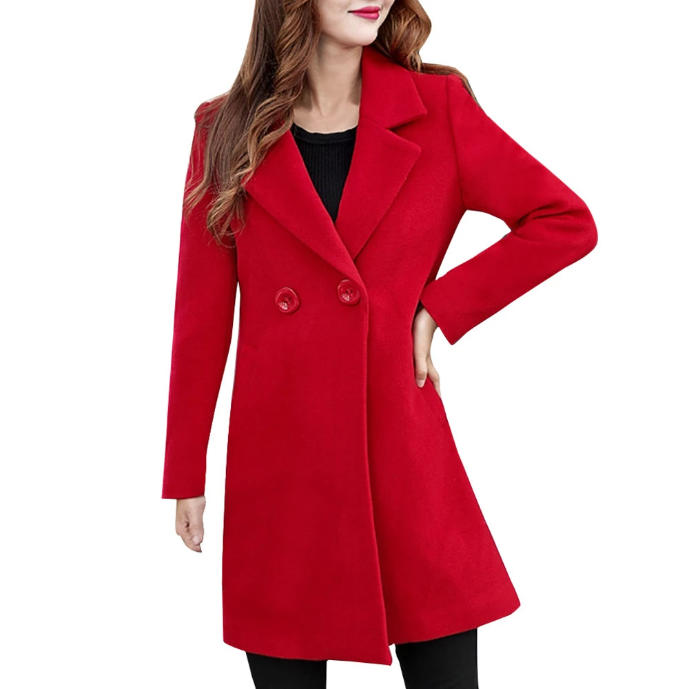 JAYCOSIN Новая зимняя женская повседневная куртка с длинными рукавами кашемировая