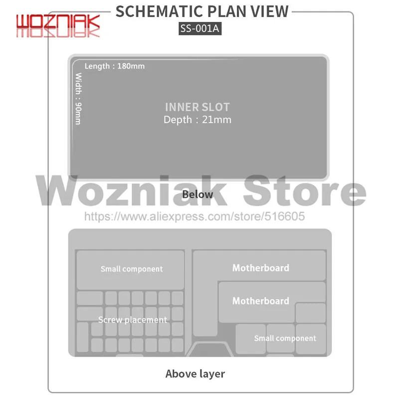 Многофункциональный мобильный телефон ремонт коробка для хранения IC запчасти
