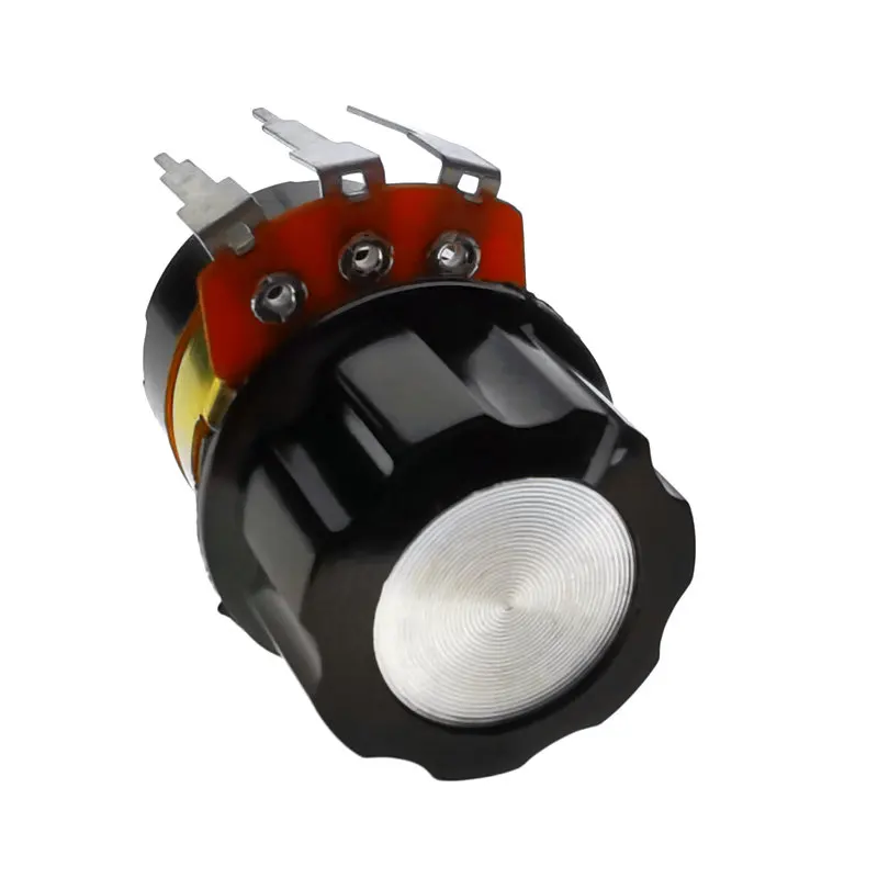 WH138 Hot New WH138-1 20MM B500K Adjustable Resistance Speed Regulator With Switch Potentiometer 500K | Электронные компоненты