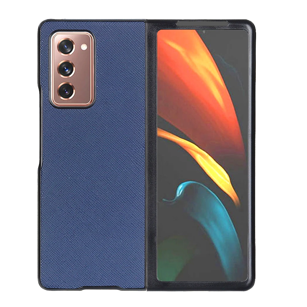 

Phone Case for Samsung Galaxy Z Fold 2 Luxury Foldable Leather Cases Funda Protective Cover for Samsung Z Fold 2 ZFold2 5G Coque
