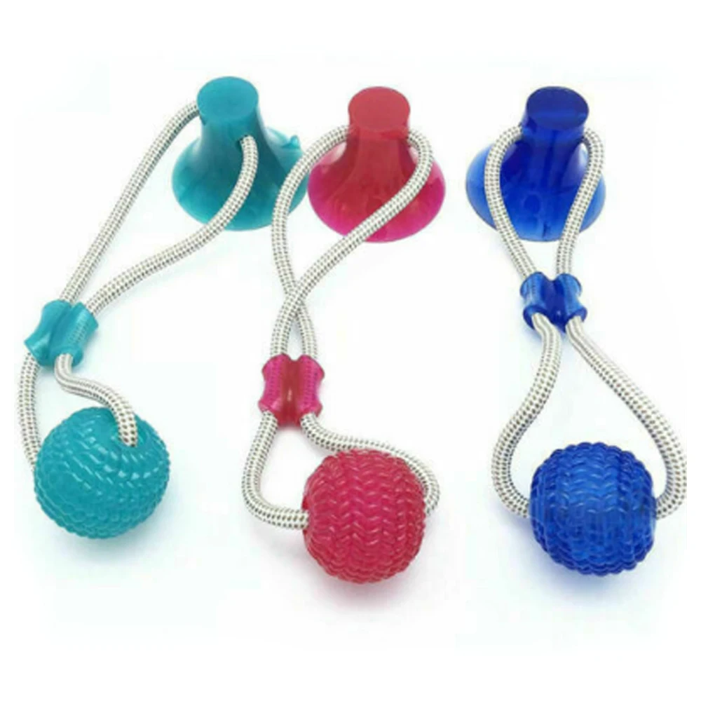 Игрушки для чистки зубов домашних животных с присоской игрушки укуса собаки