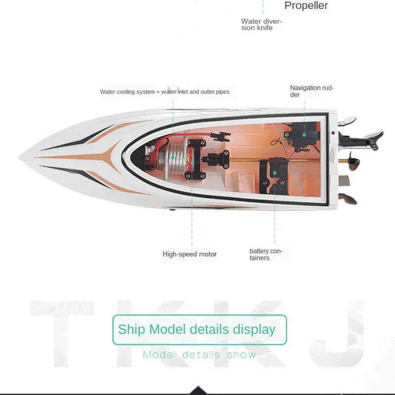 радиоуправляемая лодка h103 де