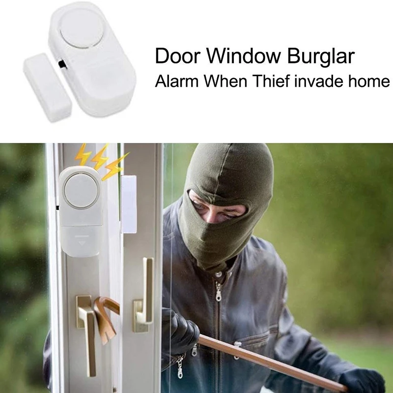 10 шт. беспроводной охранной сигнализации двери окна магнитный датчик системы