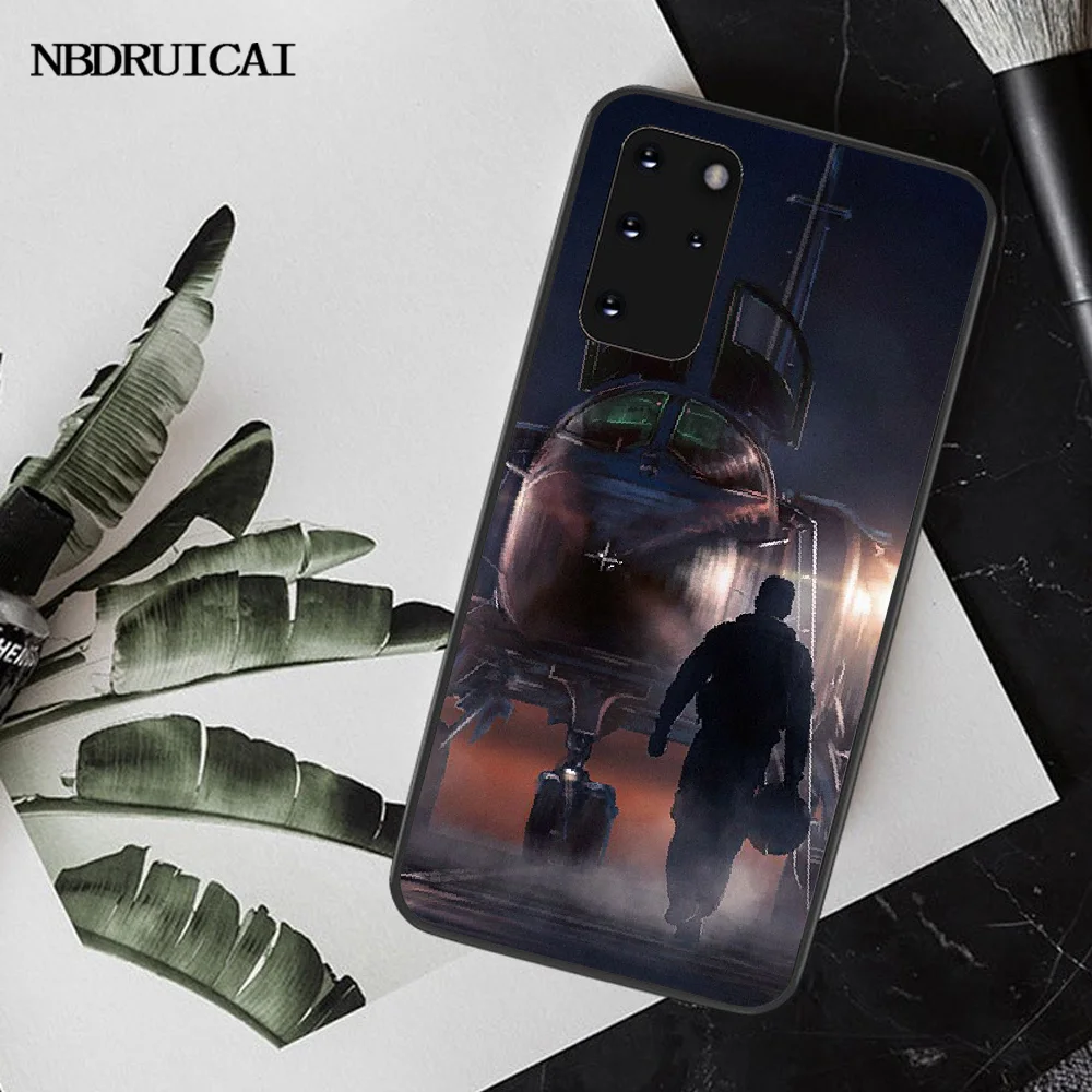 NBDRUICAI боевой военный самолет ТПУ Мягкий силиконовый чехол для телефона Samsung S20 plus