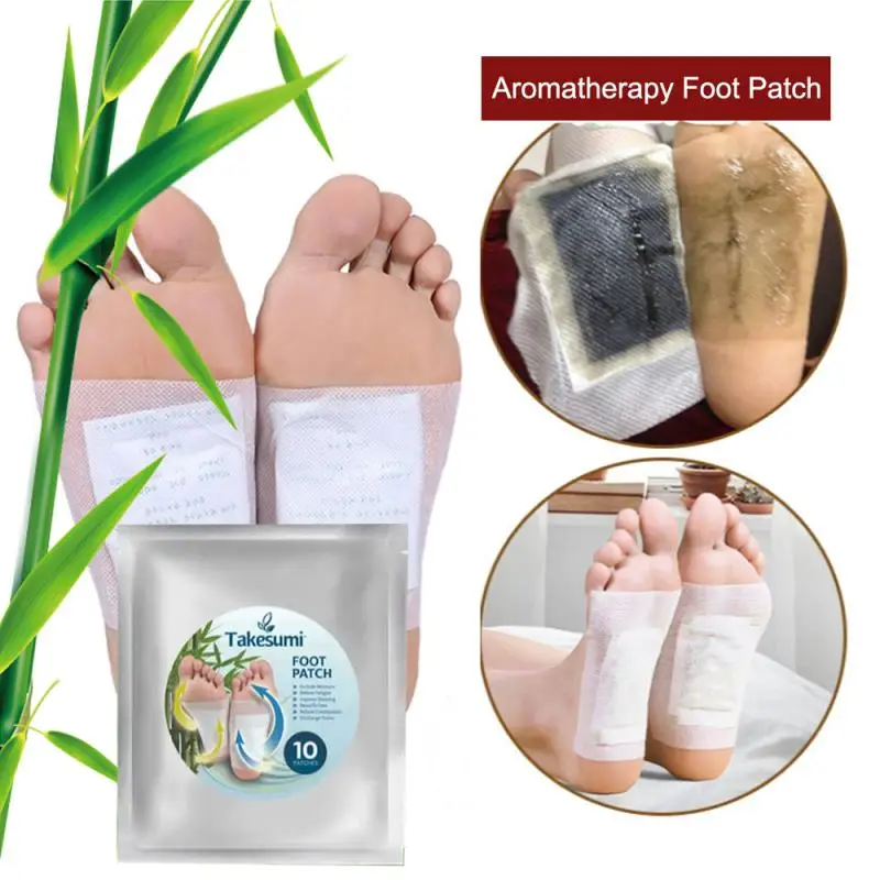

10pcs/bag Aromatherapy Foot Patch Remove Dampness And Foot Odor To Relieve Anxiety Foot Patch Foot Care