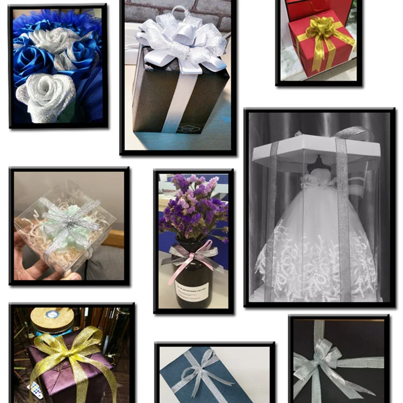 25 ярдов/рулон корсаж атласные ленты DIY свадебное платье для рождественской