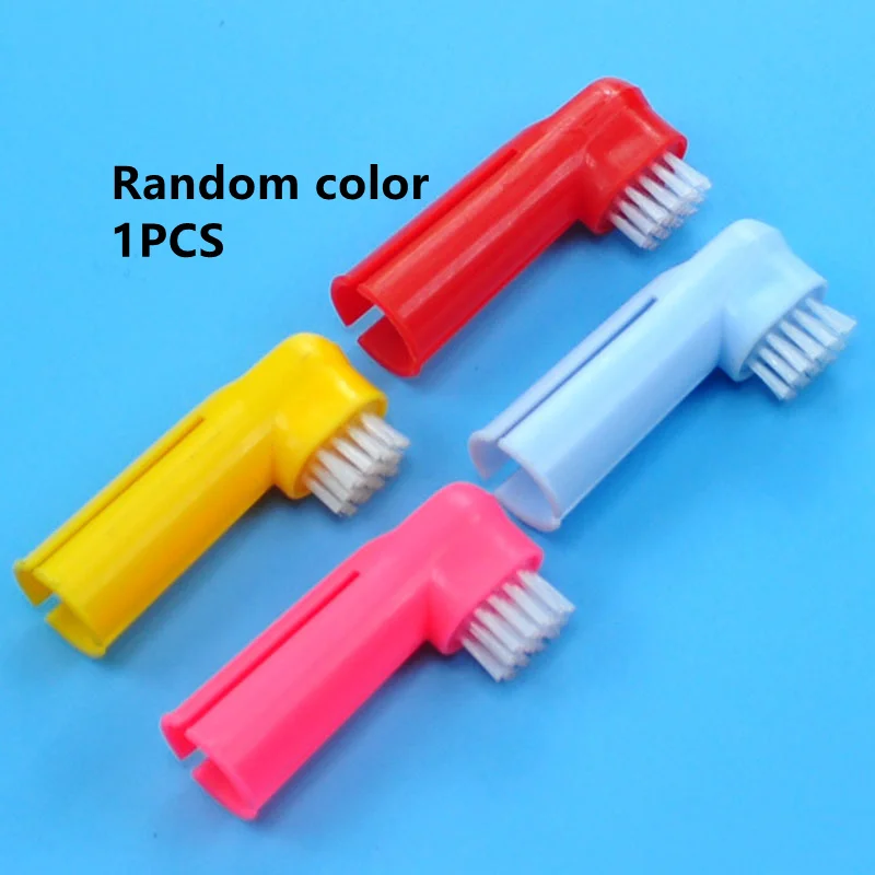 Random1pcs Новинка, резиновая зубная щетка для домашних животных, игрушки для собак, защита окружающей среды, силиконовая перчатка для собак и кошек, чистящие зубы, товары для домашних животных - Цвет: Random1pcs
