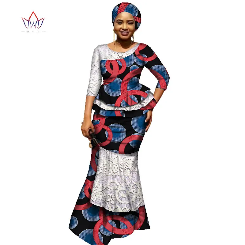 Женское платье в африканском стиле женский топ и юбка индивидуальный