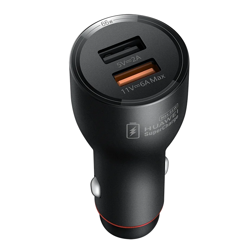 Автомобильное зарядное устройство HUAWEI двойной USB-кабель Type-C быстрая зарядка