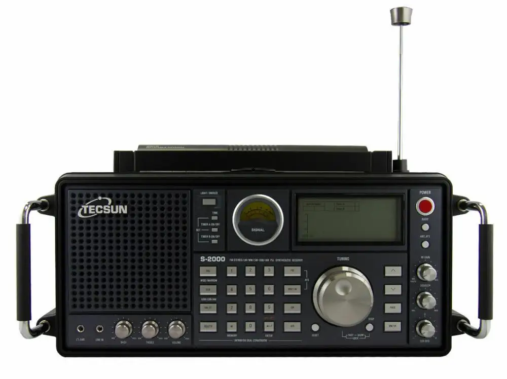 TECSUN S 2000 HAM Любительское радио SSB Двойное преобразование PLL FM/MW/SW/LW/ Air Band|Печатные