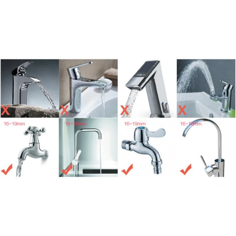 360 градусов вращающийся водонагреватель Душ дети водопроводной