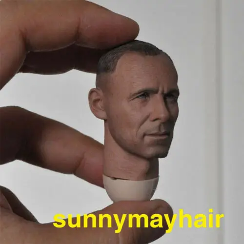 

1/6 Scale Erwin Rommel WWII German Commander Male Head Sculpt Fit 12'' Male Action Figure Dolls