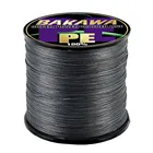 BAKAWA рыболовная леска для ловли нахлыстом, 8 нитей, ПЭ, для ловли карпа, плетеная леска, многонитевая рыболовная леска для морского спиннинга, 14  100LB, 300 м, 150 м