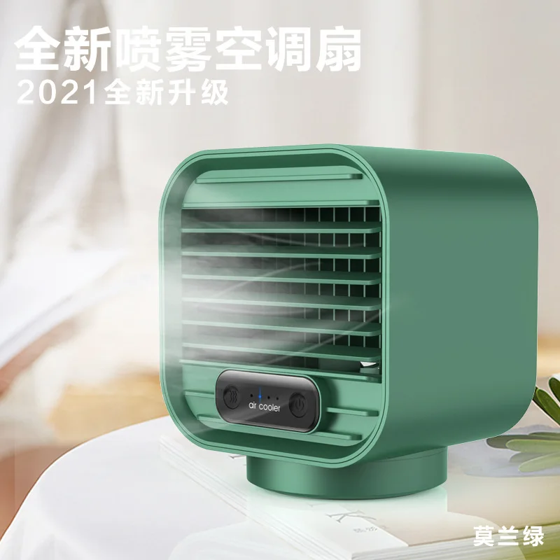 

New desktop air conditioner hanging neck fan usb portable office water-cooled air conditioning fan