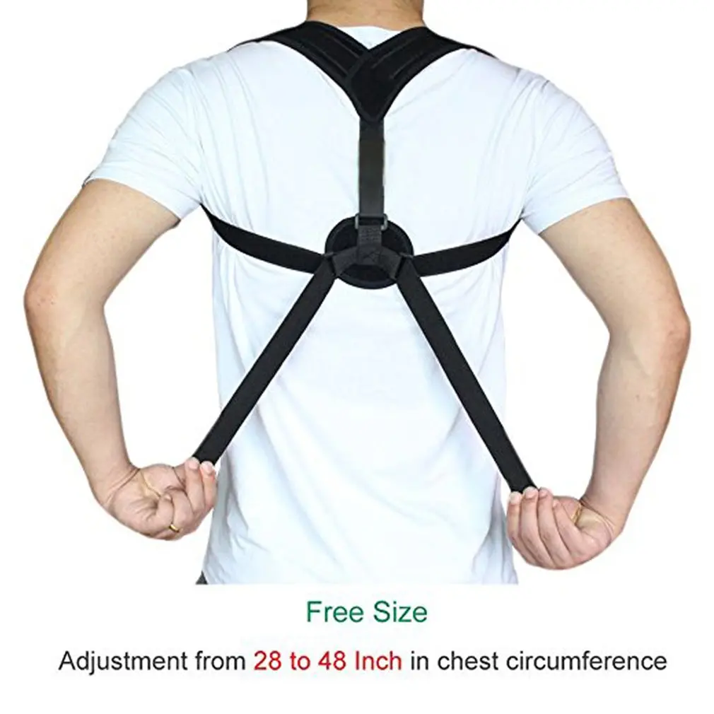 

Unisex Posture Corrector Lumbar Lower Back Support Shoulder Brace Pain Relief AU Back Posture Corrector