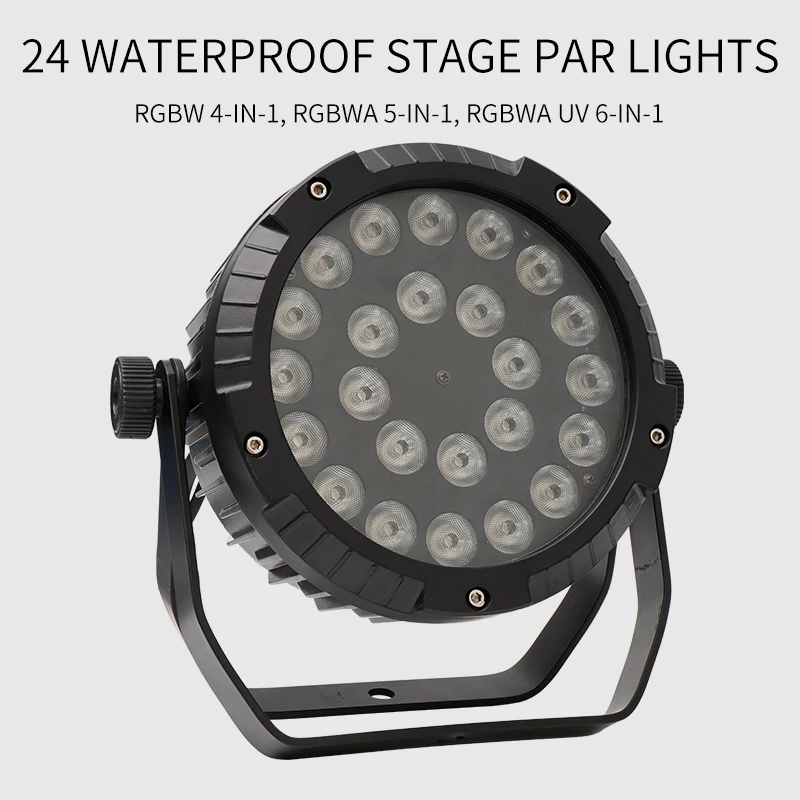 IP65 Водонепроницаемый светодиодный светильник Par 24x12W RGBW 4in1 наружный