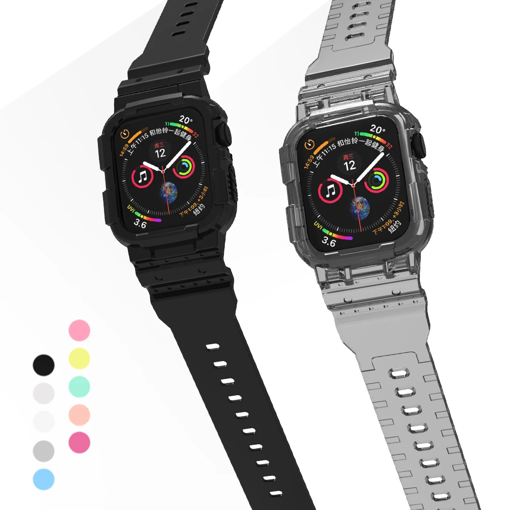 Ремешок Эластичный Соло для Apple Watch Band 44 мм 42 40 38 эластичный браслет iwatch Series 6 Se 5 4 3 2
