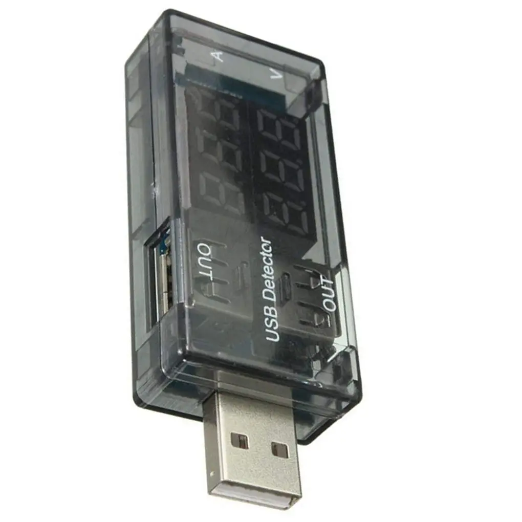 Красный синий дисплей двойной USB-тестер напряжения тока зарядный детектор тестер