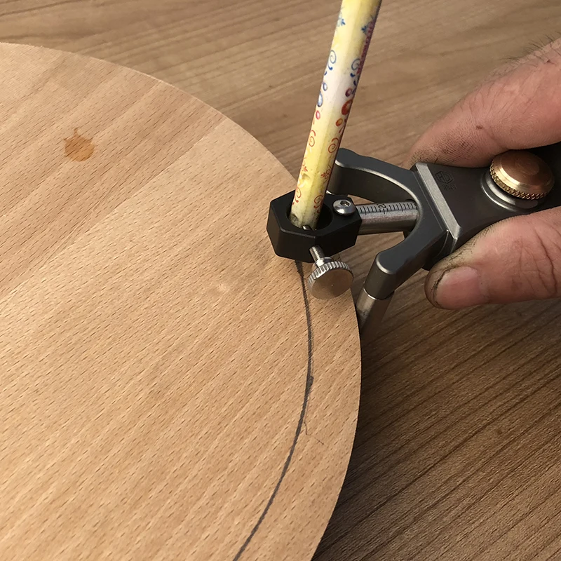 2 In 1 Line Circular Scribe Parallel Drawing Scriber Ruler Woodworking Tools Multi-function Marking Tool | Инструменты