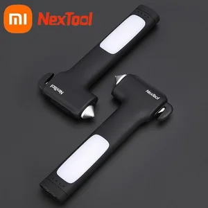 new xiaomi nextool multifunctional seek survival hammer phone charge smashing window breaker emergency edc lighting tool free global shipping