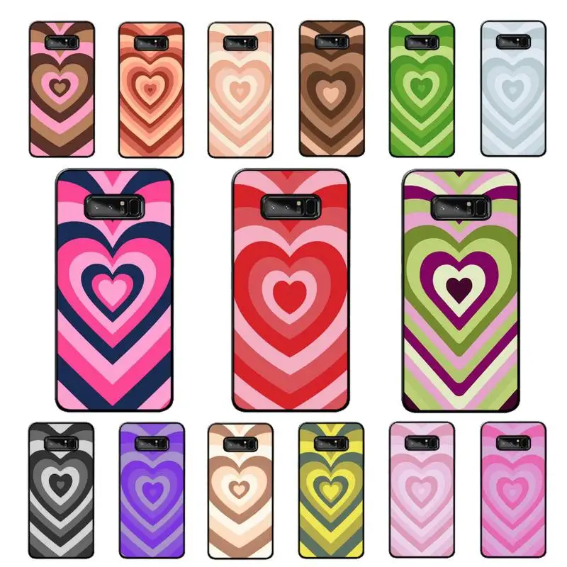

MaiYaCa Sweet color Latte Love Coffee Heart Phone Case for Samsung note 3 4 5 7 8 9 10 pro plus lite 20 ultra