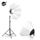 Восьмиугольный зонт-софтбокс со штативом, комплекты освещения для фотостудии, аксессуары для профессиональной фотографии, вспышка Speedlight 70 см * 70 см