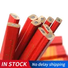 Красный черный свинцовый плоский плотник, карандаши для строителей, деревообрабатывающий ремесел, маркер для поделок, карандаши 1510 шт.лот