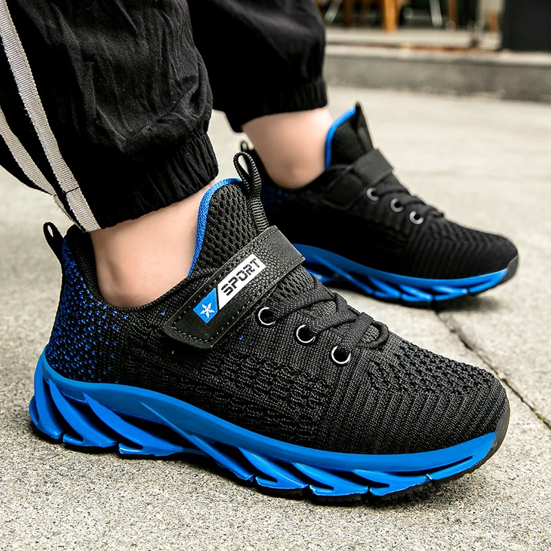 

New Boys Sneakers Kids Running Shoes Outdoor Hollow Sole Children Casual Shoes Tenis Infantil Basket Footwear Summer Girls Shoes