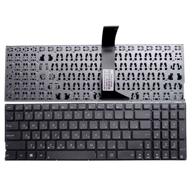 GZEELE Русская клавиатура для ноутбука Asus X550C A550C A550VB Y581C X550 X552MJ X552E X552EA X552EP X552L X552LA X552LD X552M F520M