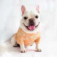 dog t shirt french bulldog clothes summer pug clothing schnauzer welsh corgi bulldog costume pet apparel outfit tee shirt