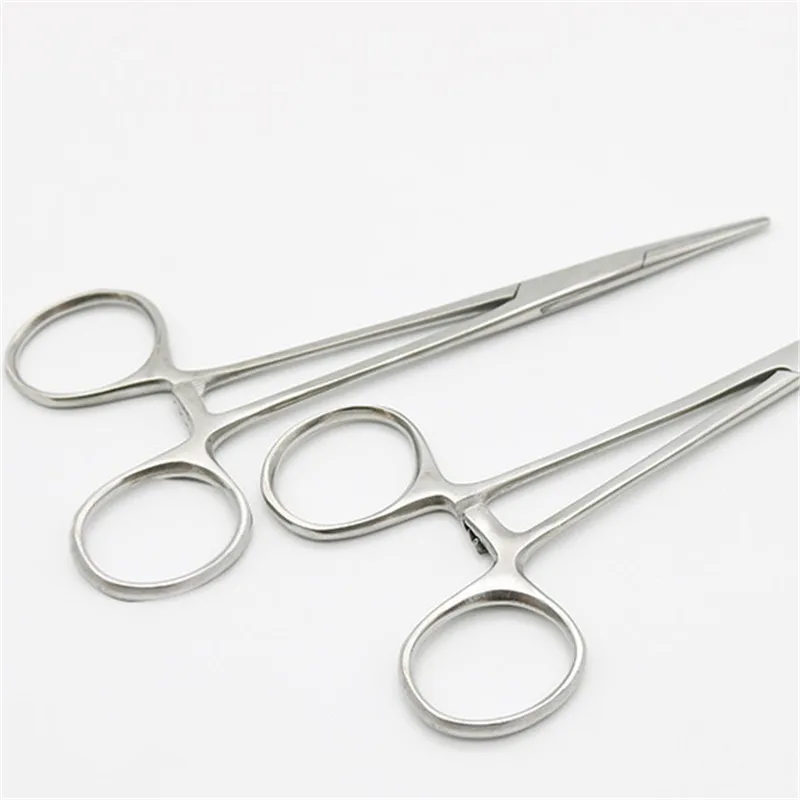

Stainless Steel Hemostatic Clamp Forceps Surgical Forceps Surgical Tool kit Hemostat Locking Clamps Forceps Fishing Pliers hv3n