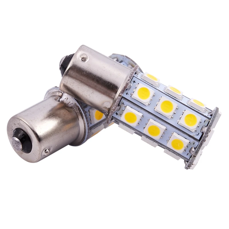 10X теплый белый 27 SMD светодиодный 1156 1141 1003 RV Кемпер трейлер интерьер Светильник