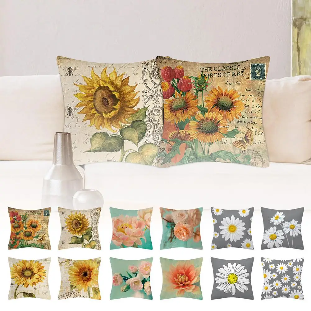 

4 шт., осенняя Скандинавская Мягкая Наволочка для подушки, 18x18 дюймов, 45x45 см