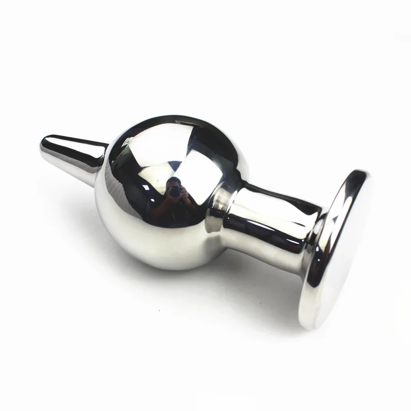 Анальная пробка с бусинами расширитель анального шара из нержавеющей стали 3