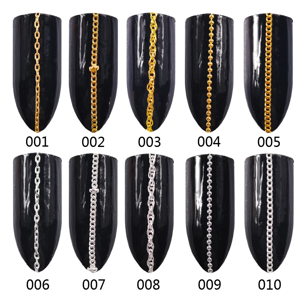 1 шт. цепочки для ногтей SS6 2 мм стразы из сплава в форме когтя 3D аксессуары дизайна