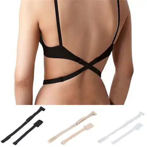 1PC 3 Colors Adjustable Extender Hook Low Back Backless Bra Strap Adapter Converter Fully Extender Hook Underwear accessories