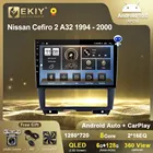 Автомагнитола EKIY Android для Nissan Cefiro 2 A32 1994-2000, GPS, радио, Android, мультимедийный плеер, навигация IPS 6 + 128 ГБ, стерео, DVD