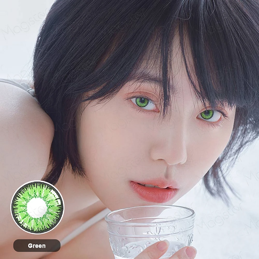 

Magister Colored Contact Lenses Annual Colorful Candy Color Eye Lens Halloween Contacts Cosplay Lenses Crazy Lens for Eyes